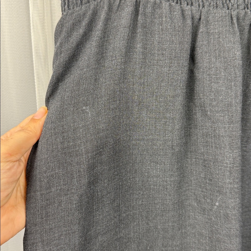 Maeve Anthropologie Gray Ruffle Cap Sleeve Wool Blend Pockets‎ Dress Womens Sz 2 - Picture 14 of 14